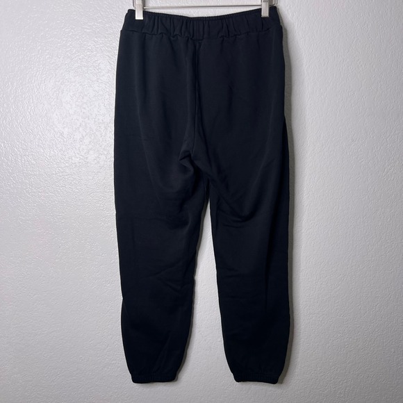 Pact Organic Cotton Brushed Fleece Sweatpants Black Joggers Women'sSmall - Picture 4 of 7